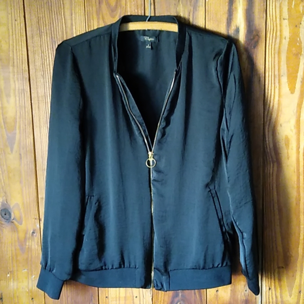 Black Cupio Light Weight Jacket Casual Office Size S Fully Lined